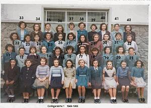 COLLEGE MODERNE DE JEUNES FILLES 1949 6 EME 1